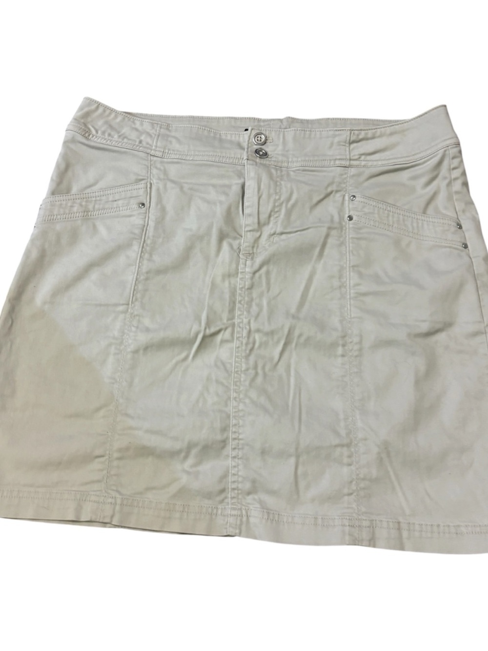 🌹🌹Women's Cream A-Line Utility Skirt